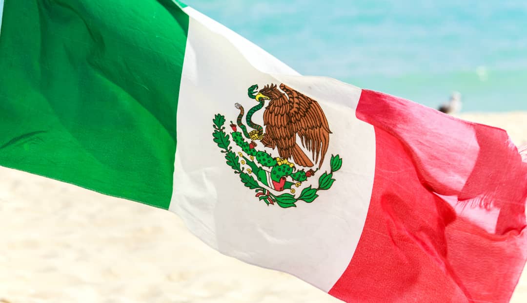 Bandera respresentando las tiendas en línea en México